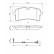 Brake pads BP2016 Bosch, Thumbnail 8