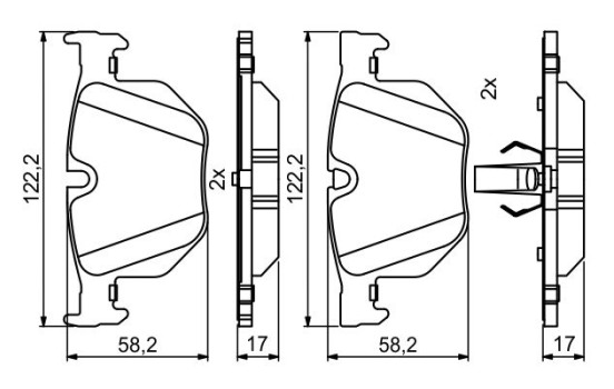 Brake pads BP2036 Bosch, Image 7