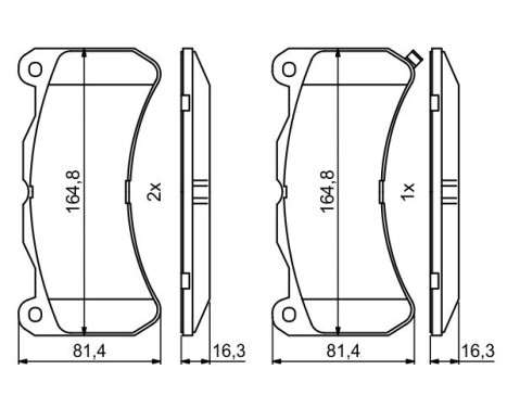 Brake pads BP2045 Bosch, Image 7