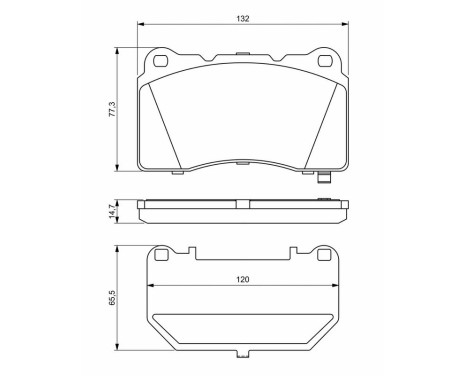 Brake pads BP2054 Bosch, Image 8