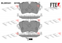 Brake pads set BL2853A1 FTE