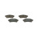 Brake pads set BP1573 Bosch