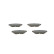 Brake pads set BP1573 Bosch, Thumbnail 6