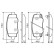 Brake pads set BP1919 Bosch, Thumbnail 3