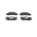 Brake pads set BP2165 Bosch