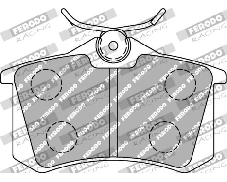 Brake pads set DS 1.11 FCP1491W Ferodo Racing, Image 6