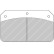 Brake pads set DS 1.11 FRP502W Ferodo Racing, Thumbnail 5