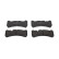 Brake pads set FDB4212 Ferodo