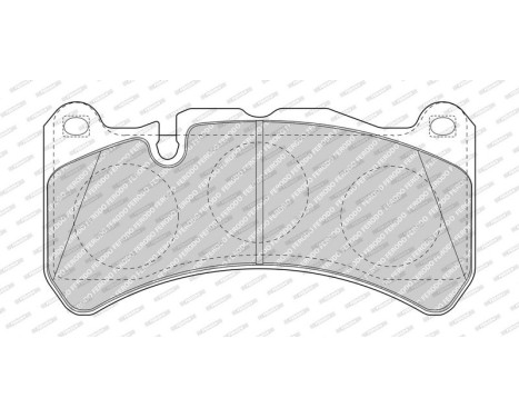 Brake pads set FDB4212 Ferodo, Image 2