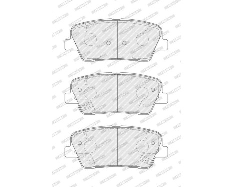 Brake pads set FDB4391 Ferodo, Image 2