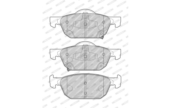 Brake pads set FDB4868 Ferodo, Image 3