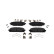 Brake pads set FDB4882 Ferodo