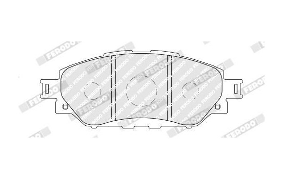 Brake pads set FDB4936 Ferodo, Image 3