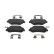 Brake pads set FDB4999 Ferodo