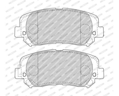 Brake pads set FDB4999 Ferodo, Image 2