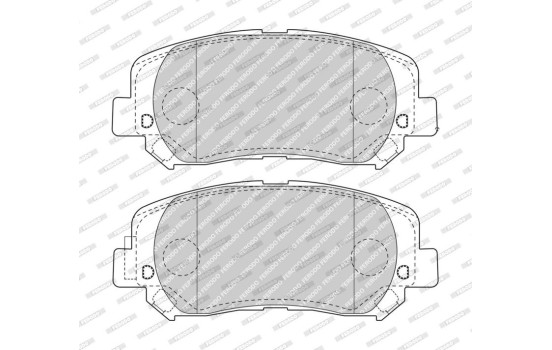 Brake pads set FDB4999 Ferodo, Image 2
