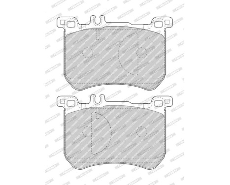 Brake pads set FDB5012 Ferodo, Image 4