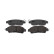 Brake pads set FDB5015 Ferodo
