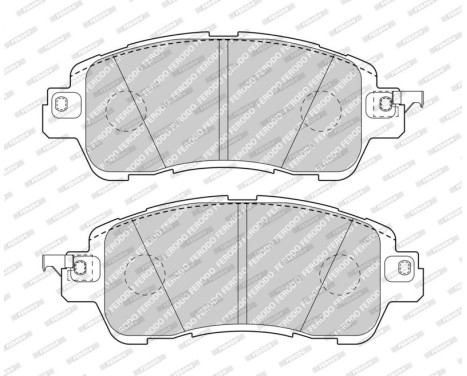Brake pads set FDB5015 Ferodo, Image 2