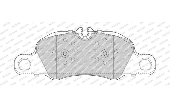 Brake pads set FDB5018 Ferodo, Image 2