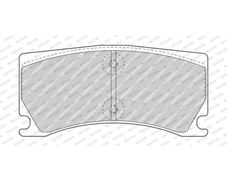 Brake pads set FDB5021 Ferodo, Image 4