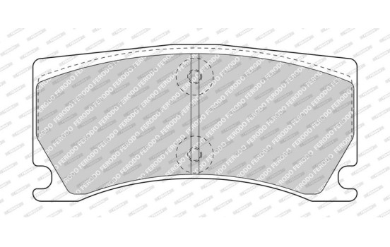 Brake pads set FDB5021 Ferodo, Image 4