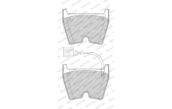 Brake pads set FDB5023 Ferodo, Image 2