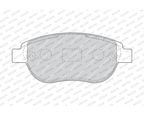 Brake pads set FDB5028 Ferodo, Image 2