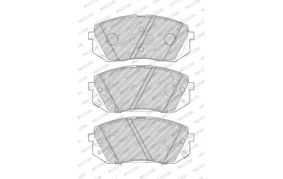 Brake pads set FDB5039 Ferodo, Image 2