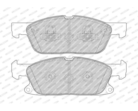 Brake pads set FDB5087 Ferodo, Image 2