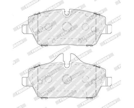 Brake pads set FDB5092 Ferodo, Image 2