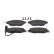 Brake pads set FDB5096 Ferodo