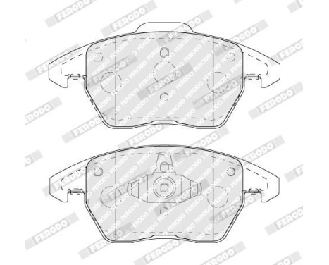 Brake pads set FDB5110 Ferodo, Image 3