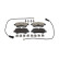 Brake pads set FVR5075 Ferodo