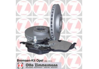 Brake Set, disc brakes 640.4201.00 Zimmermann