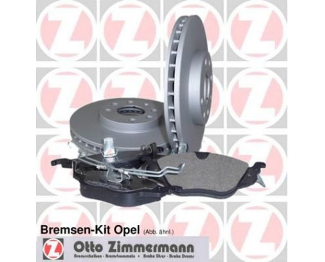 Brake Set, disc brakes 640.4245.00 Zimmermann