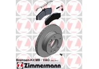 Brake Set, disc brakes 640.4302.00 Zimmermann