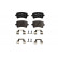 Ceramic brake pads set 13.0470-2621.2 ATE
