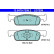 Ceramic brake pads set 13.0470-7298.2 ATE