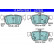 Ceramic brake pads set 13.0470-7320.2 ATE