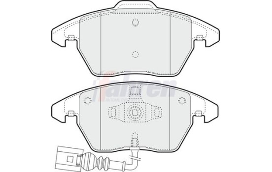 DRIVING BRAKE PAD SET