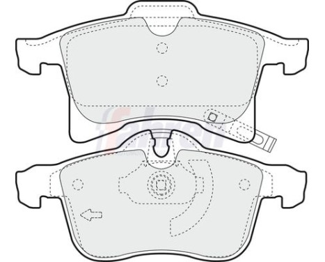 DRIVING BRAKE PAD SET DRIVING BRAKE PAD SET