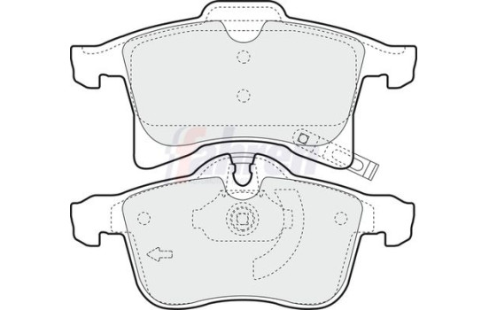 DRIVING BRAKE PAD SET