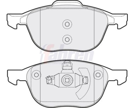 DRIVING BRAKE PAD SET