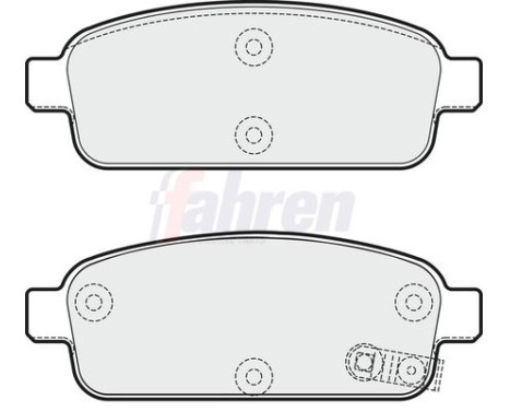 DRIVING BRAKE PAD SET