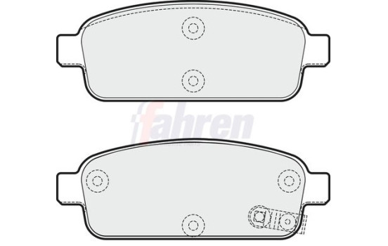 DRIVING BRAKE PAD SET