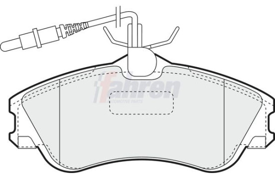 DRIVING BRAKE PAD SET