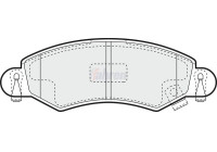 DRIVING BRAKE PAD SET