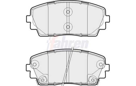 DRIVING BRAKE PAD SET, Image 2