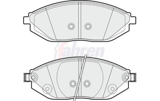 DRIVING BRAKE PAD SET